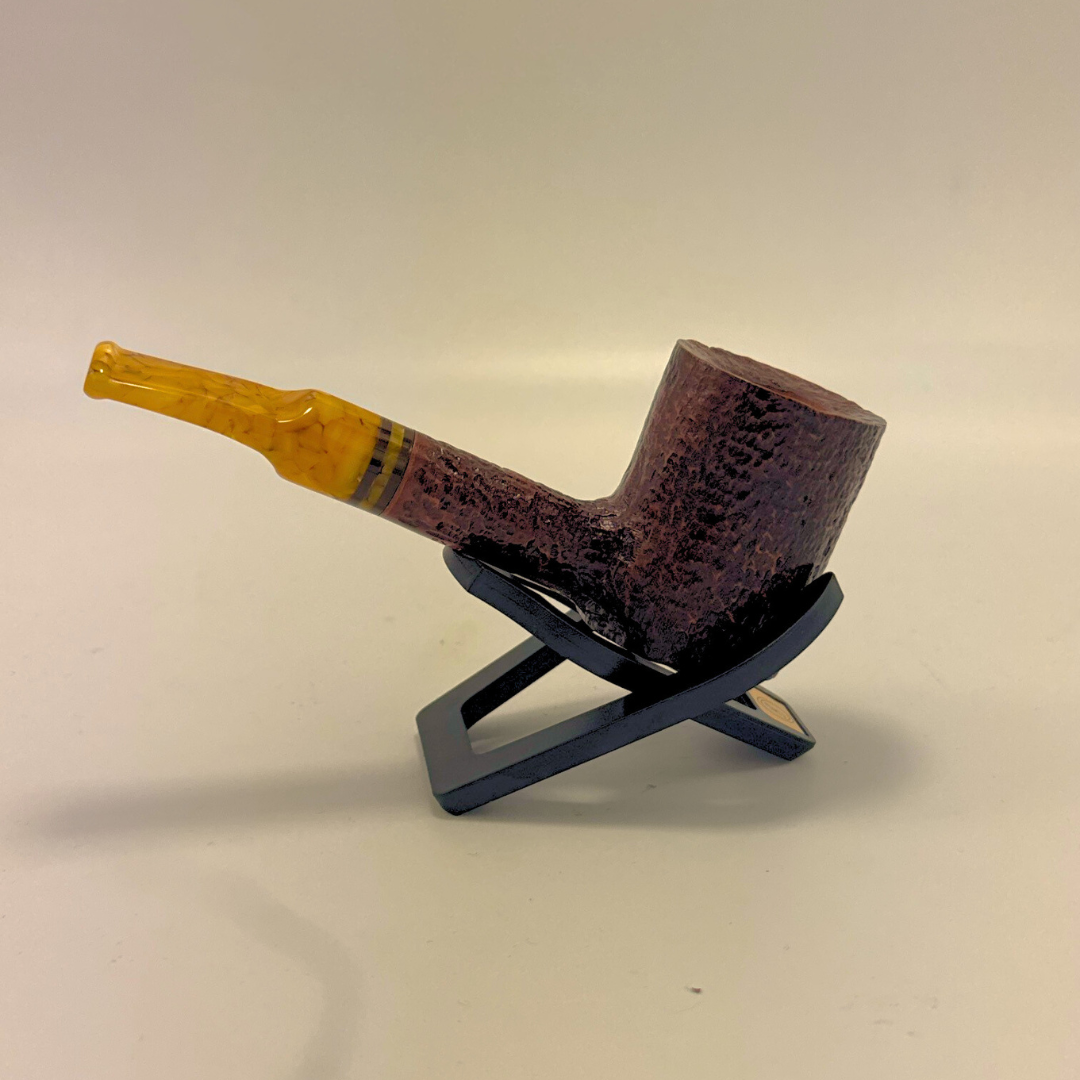 Savinelli Miele Rusticated Poker