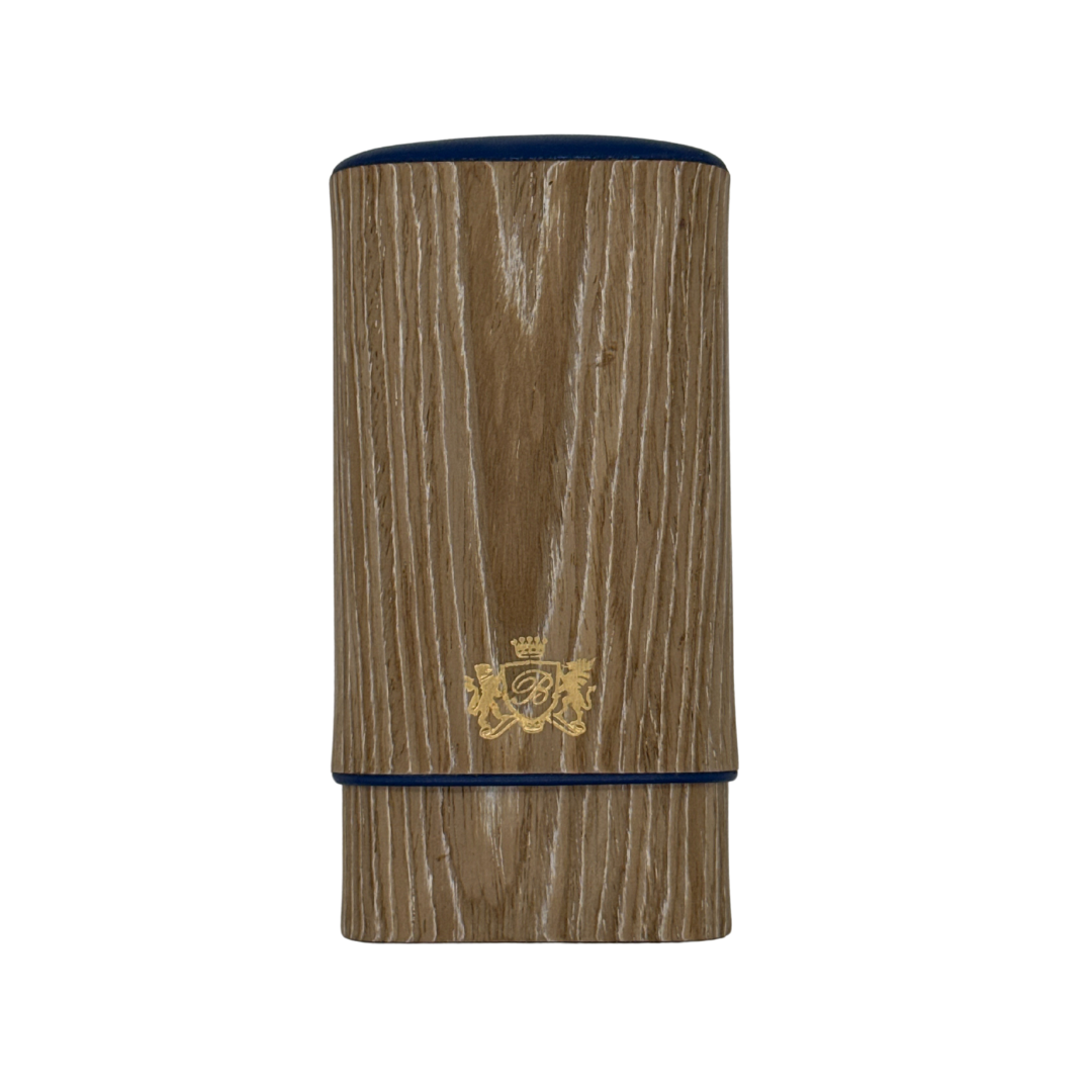 Brizard Bleached Oak 3 Finger Cigar Case