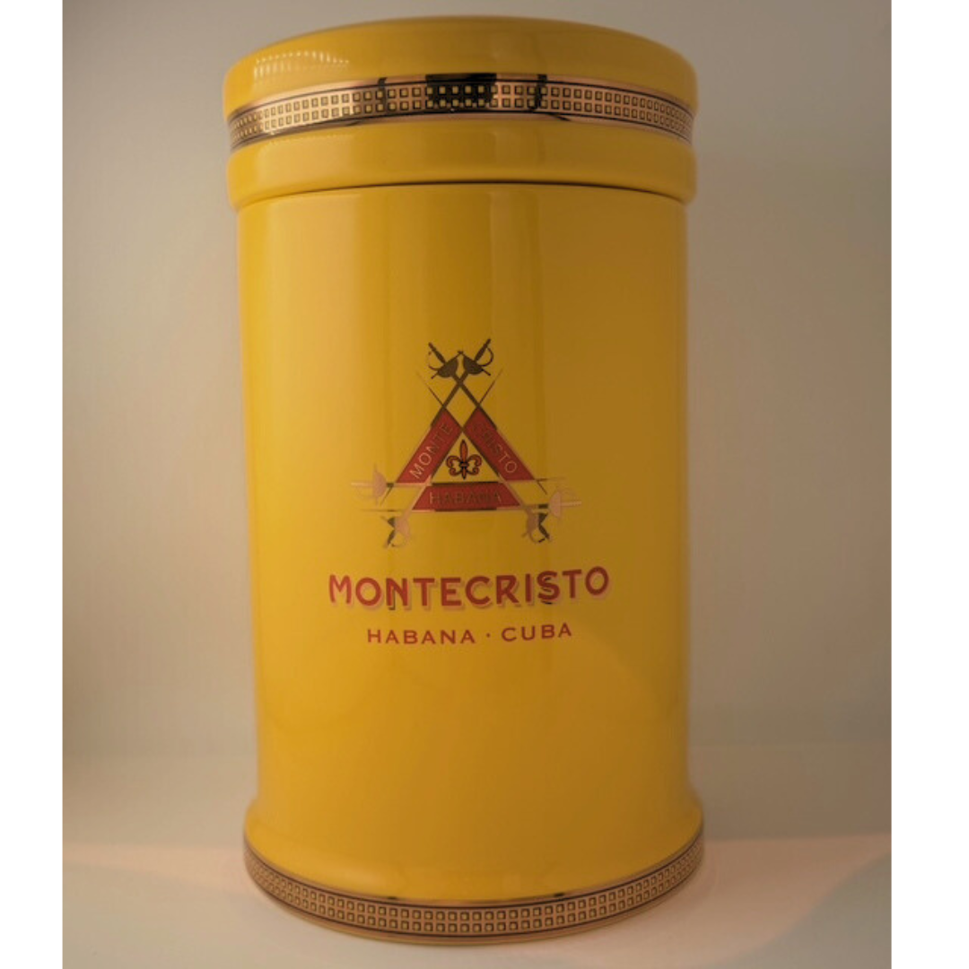 Montecristo Ceramic Jar Humidor – City Cigar Emporium