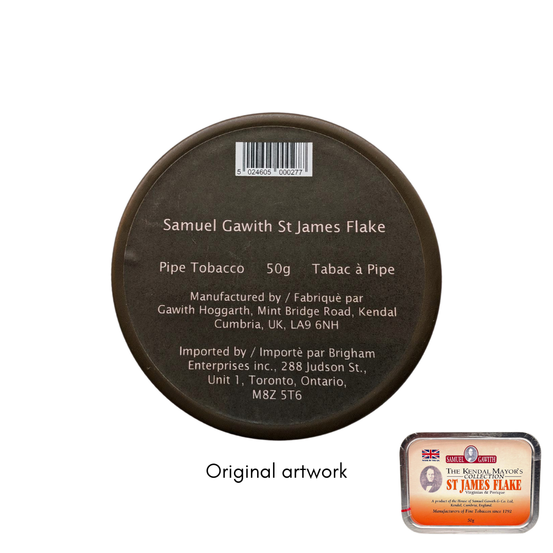 st james flake tobacco Samuel Gawith St James Flake in Vancouver – City Cigar Emporium st james flake tobacco Samuel Gawith St James Flake in Vancouver – City Cigar Emporium