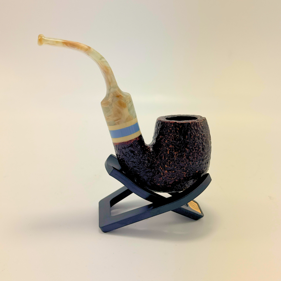 Savinelli Sasso Rusticated Bent Dublin