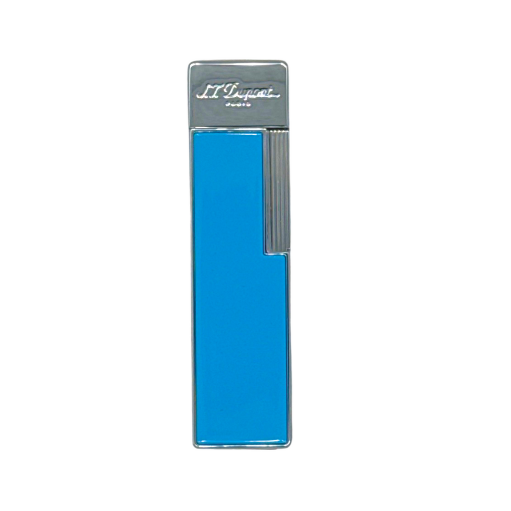 S.T. Dupont Twiggy Lacquered Lighter Turquoise Blue