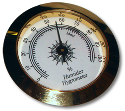 Adjustable Analog Cigar Hygrometer