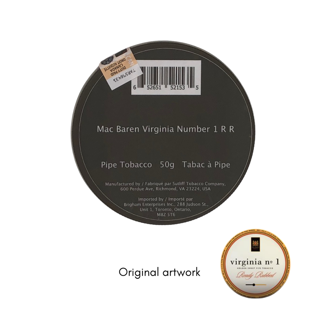Mac Baren Virginia No.1 RR in Vancouver – City Cigar Emporium