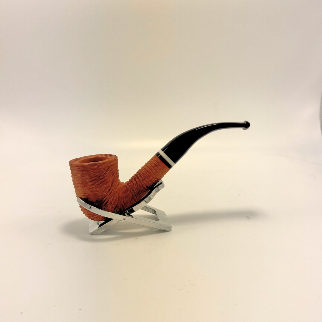 Savinelli Lino no. 611 Bent Billiard Rusticated
