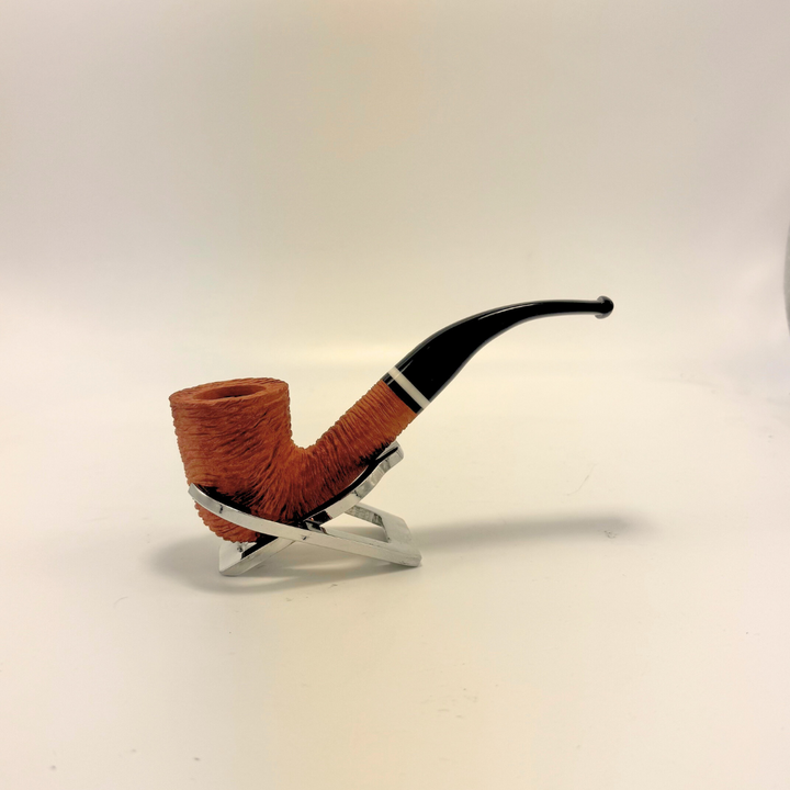 Savinelli Lino no. 611 Bent Billiard Rusticated