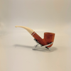 Savinelli Lino no. 611 Bent Billiard Rusticated