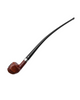 Peterson Churchwarden Smooth Paneled Acorn Fishtail Pipe