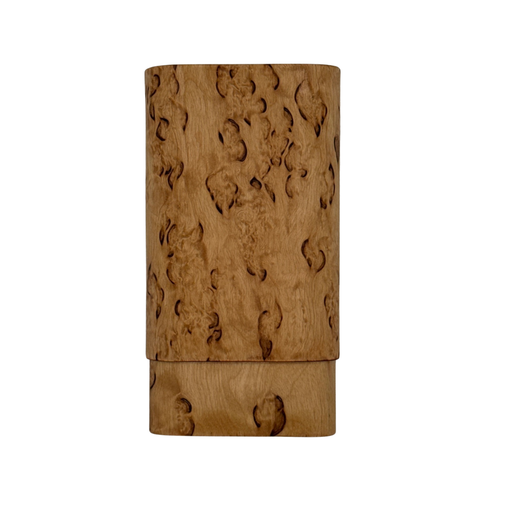 Brizard Birch Burl 3 Finger Cigar Case