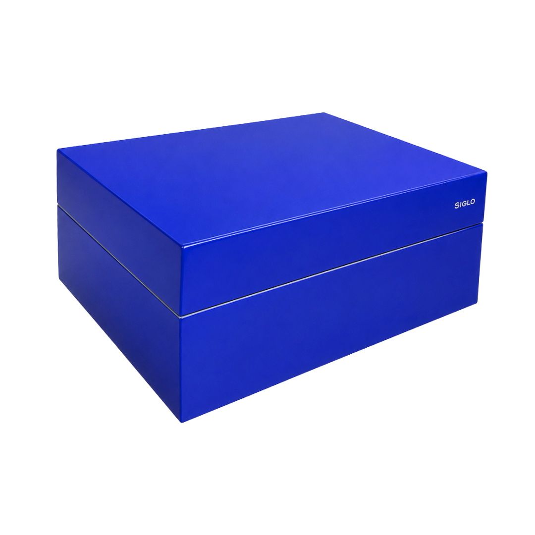 Siglo 50 Count Humidor Blue   City Cigar Emporium