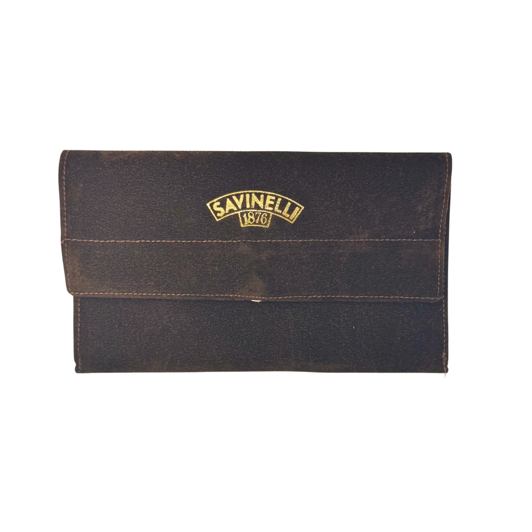 Savinelli Velvet Pipe Bag Brown   City Cigar Emporium