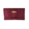 Savinelli Velvet Pipe Bag Burgundy   City Cigar Emporium