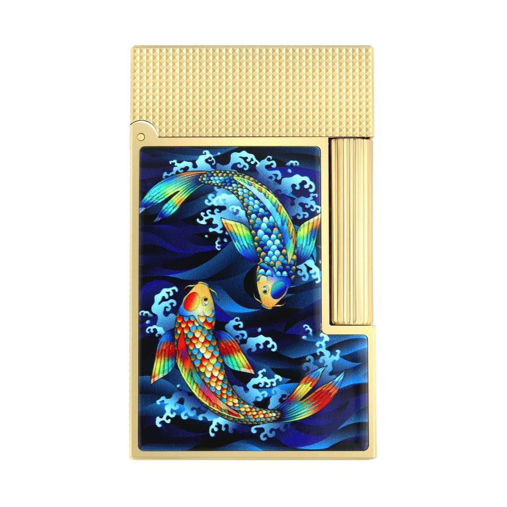 ST Dupont Ligne 2 Koi Fish Lighter