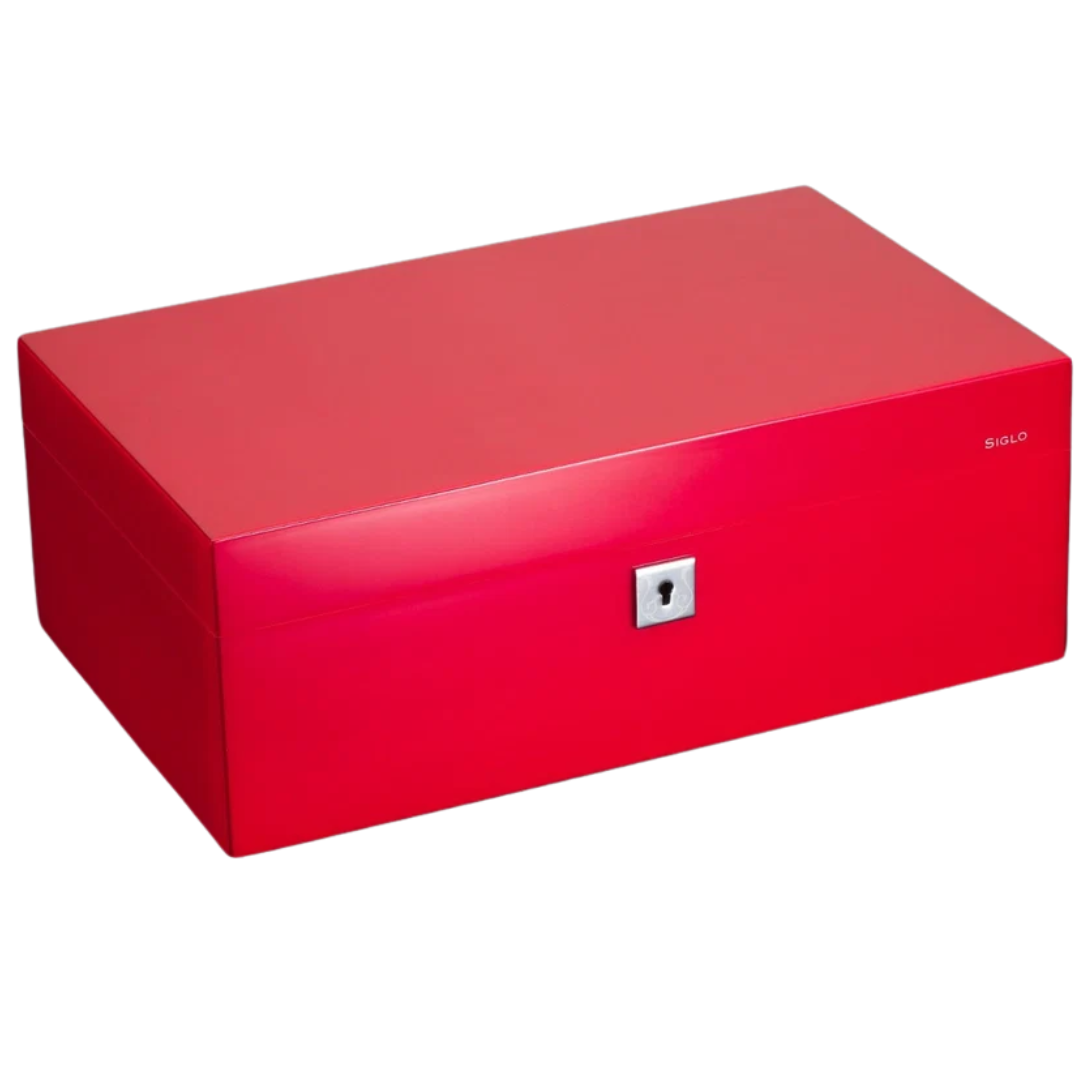 Siglo 75 Count Humidor Red   City Cigar Emporium