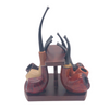 Wood Unbranded Pipe Stands Multi-Pipe